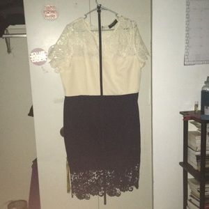 Plus Sized Knee Length Dress